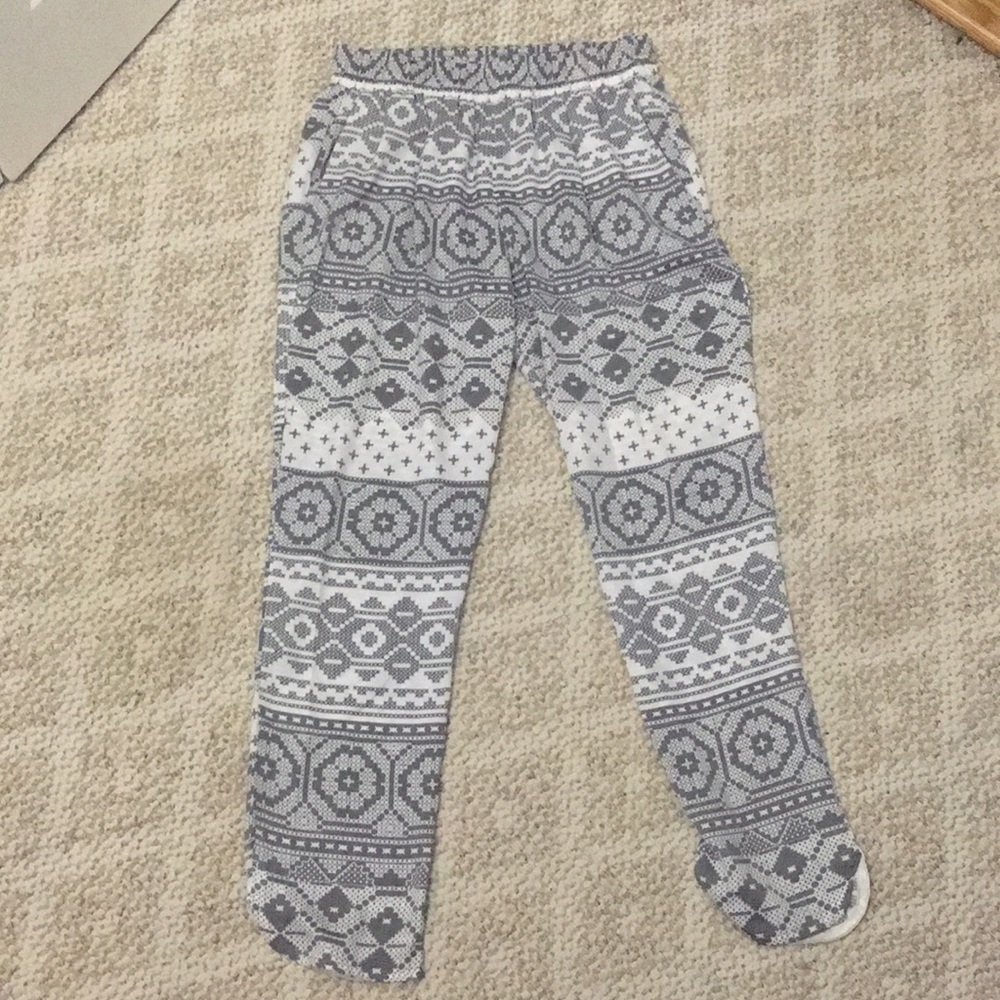 WAYF print harem pant Size Large
